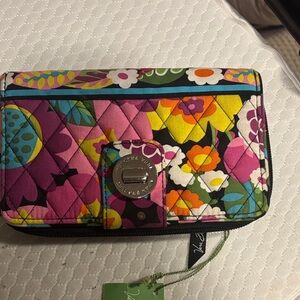 Vera Bradley Multicolor Floral Quilted Wallet
